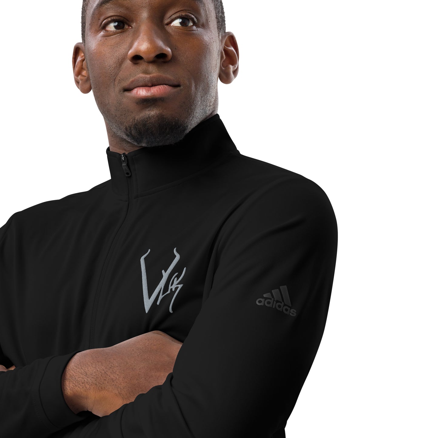 Vuk Embroidered Quarter zip pullover