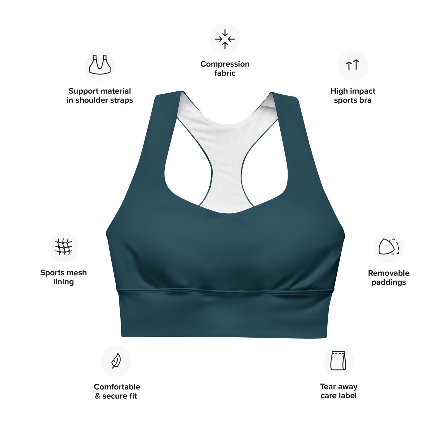 Vuk Tsunami Longline sports bra