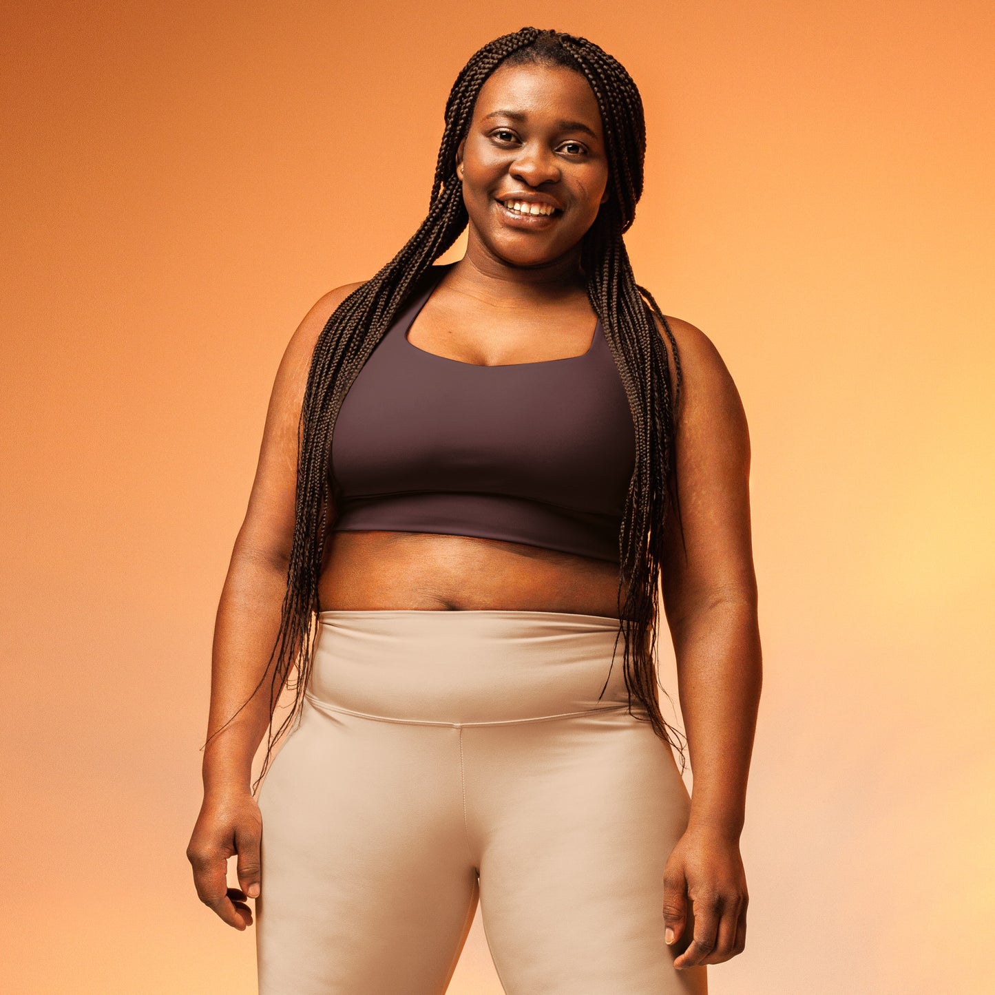 Vuk Cabernet Longline sports bra