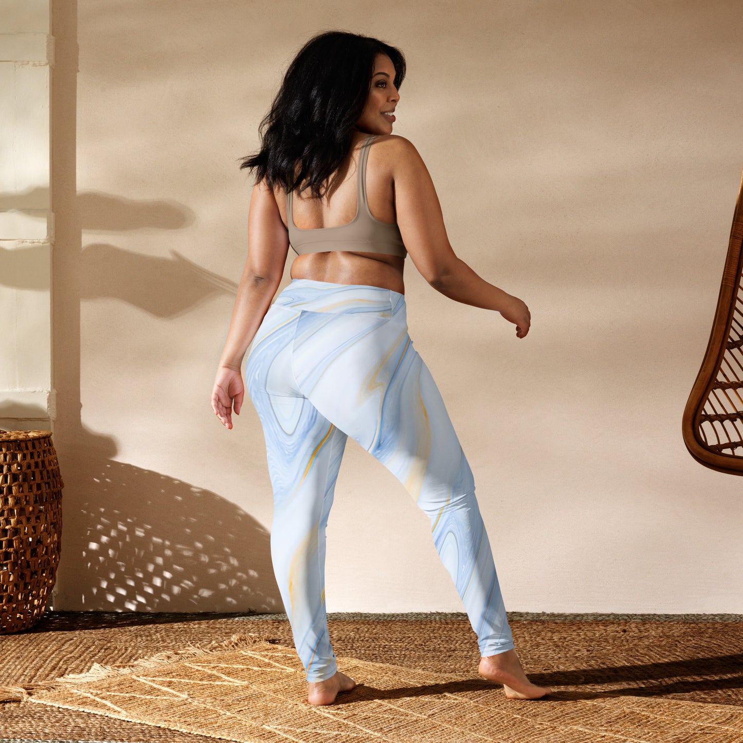 Vuk Marble Yoga Leggings