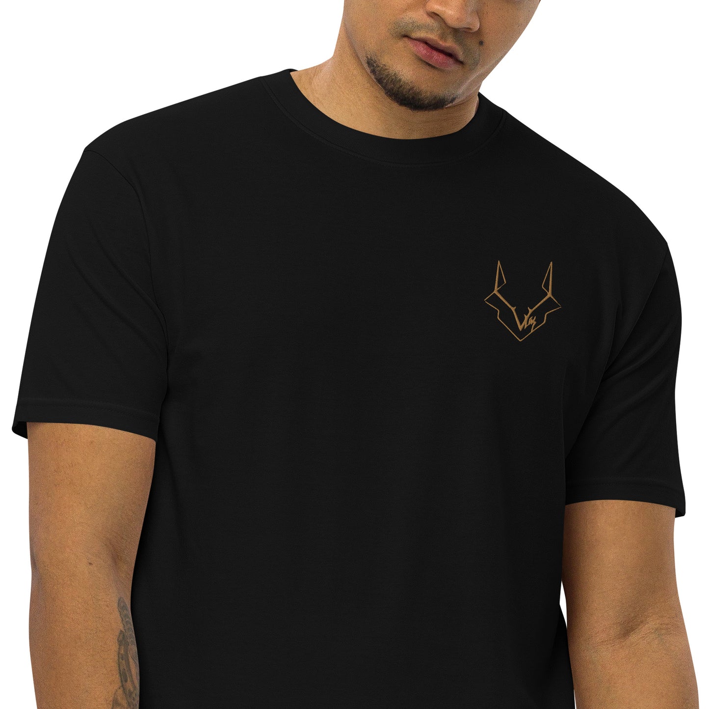 Vuk Embroidered Men’s premium heavyweight tee