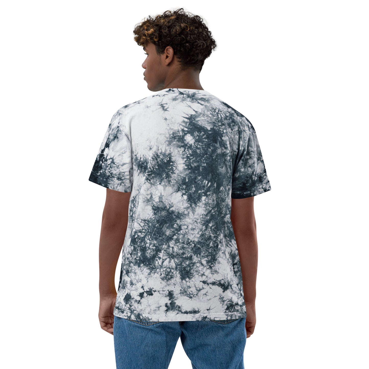 Vuk Embroidered Oversized tie-dye t-shirt