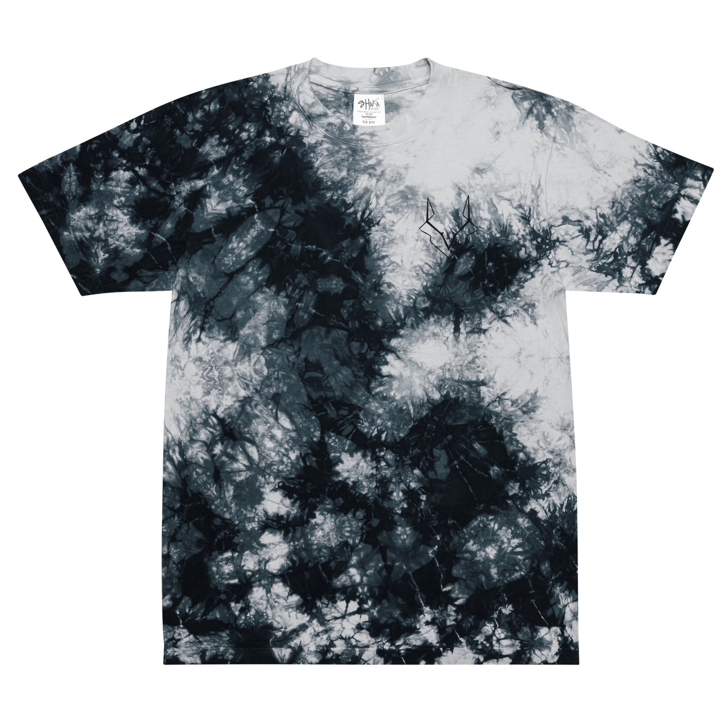 Vuk Embroidered Oversized tie-dye t-shirt