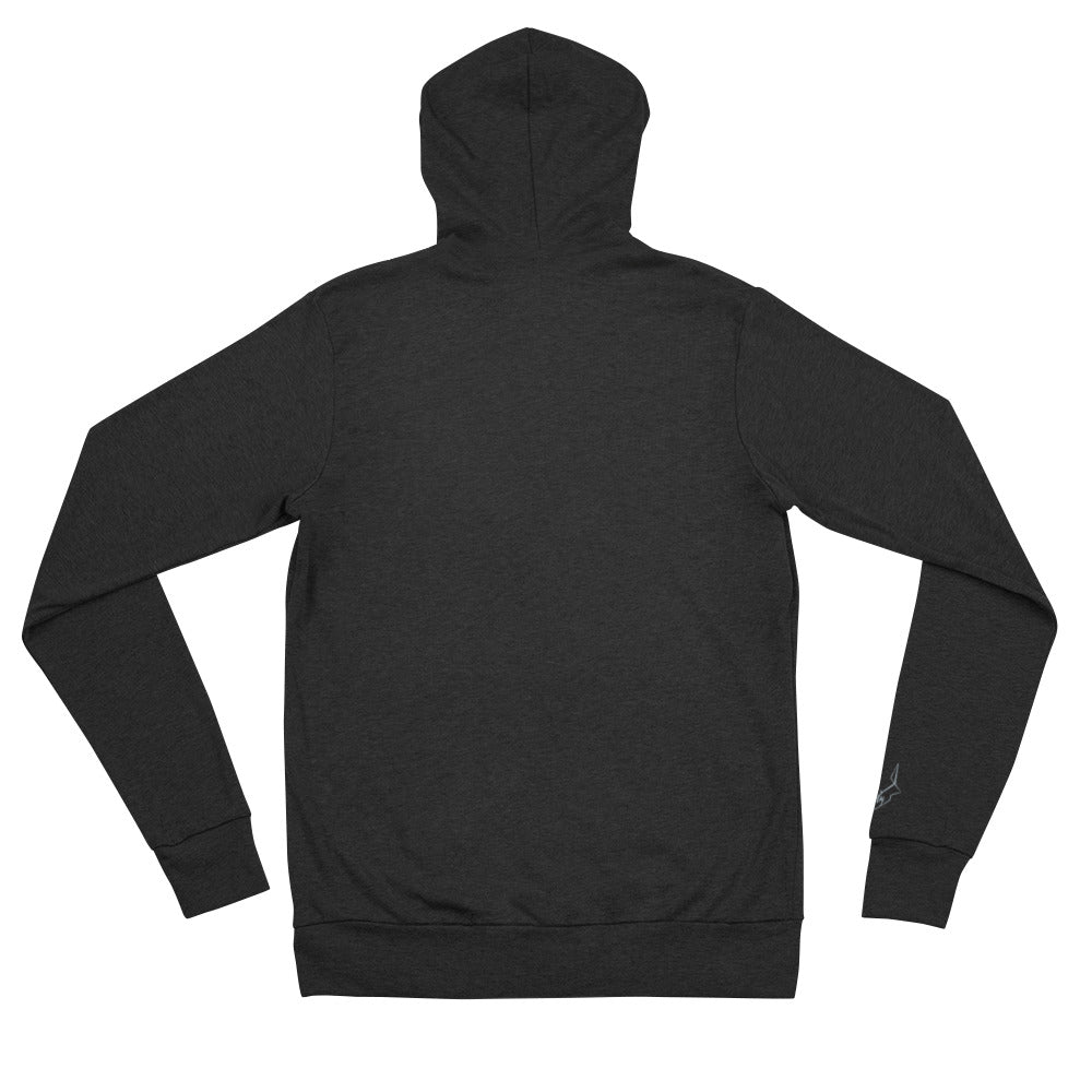 Vuk Embroidered zip hoodie