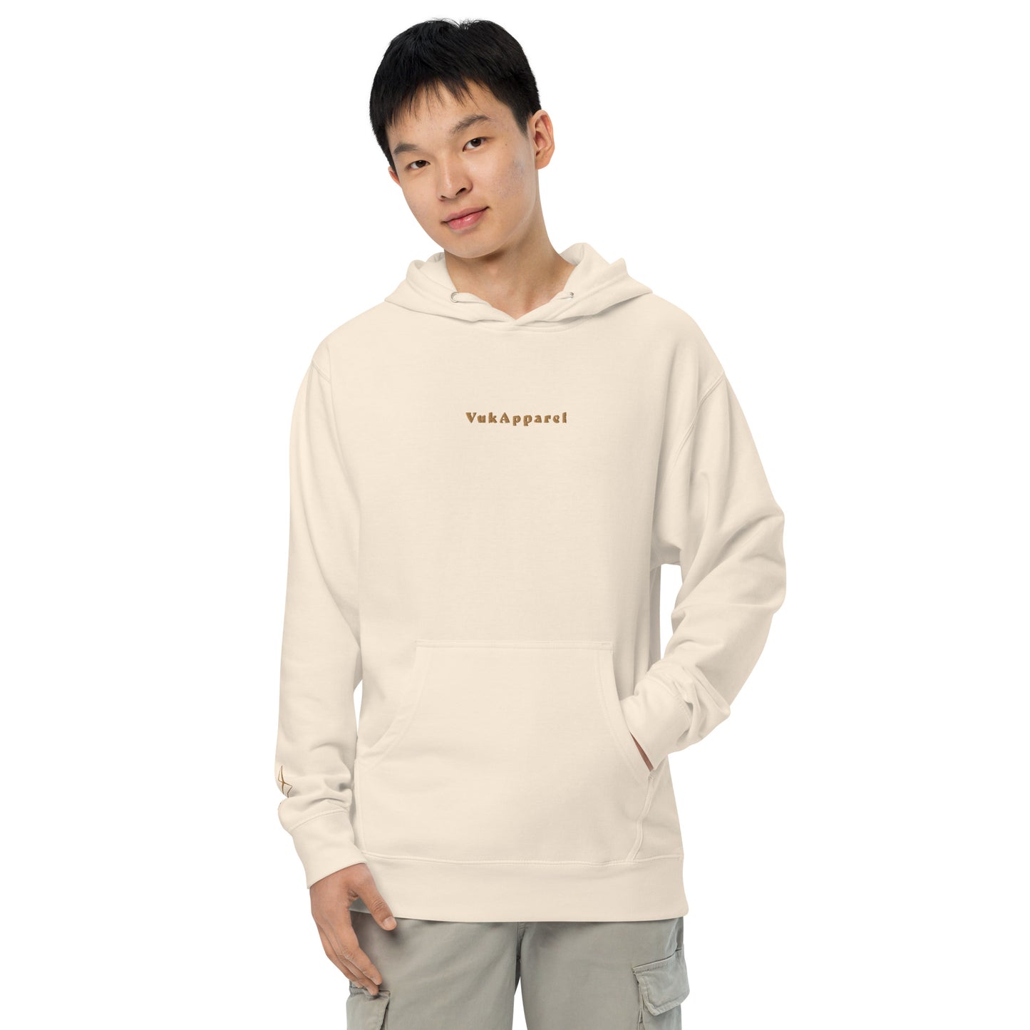 Vuk Apparel Embroidered midweight hoodie