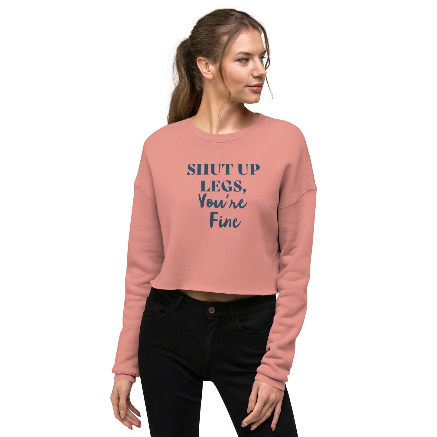 Vuk Leg Day Crop Sweatshirt