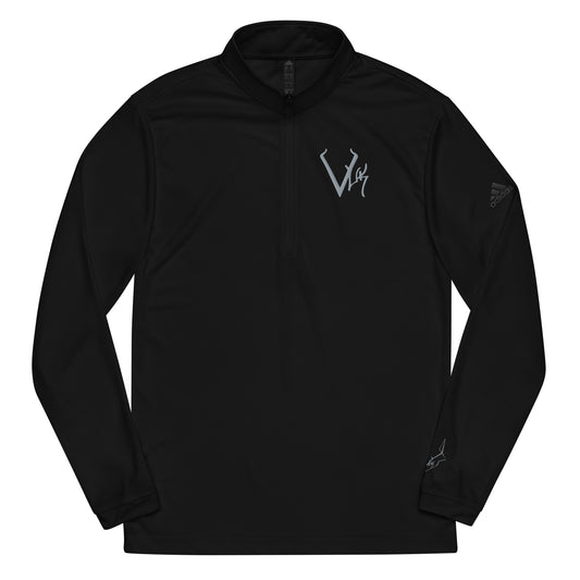 Vuk Embroidered Quarter zip pullover