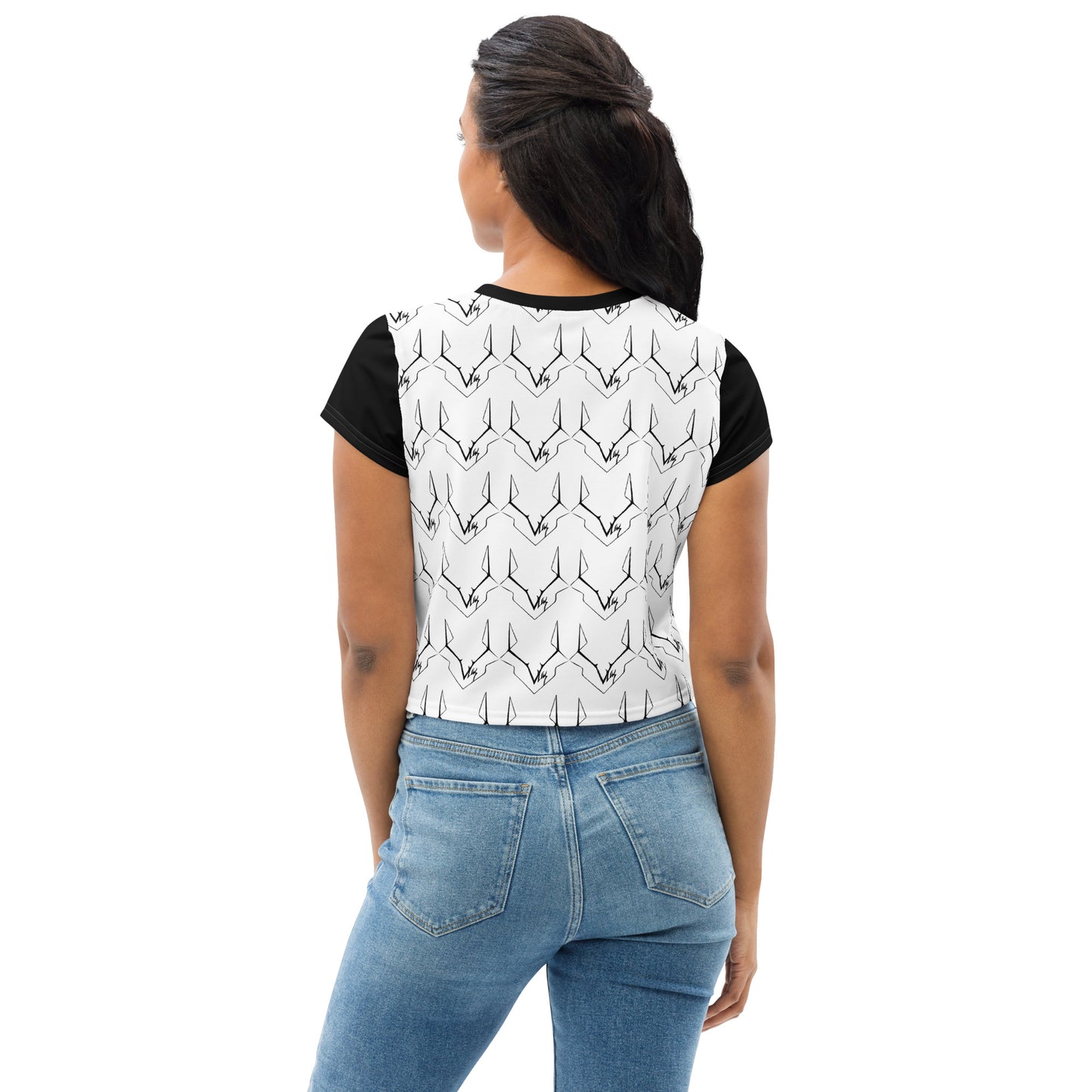 Vuk All-Over Print Crop Tee