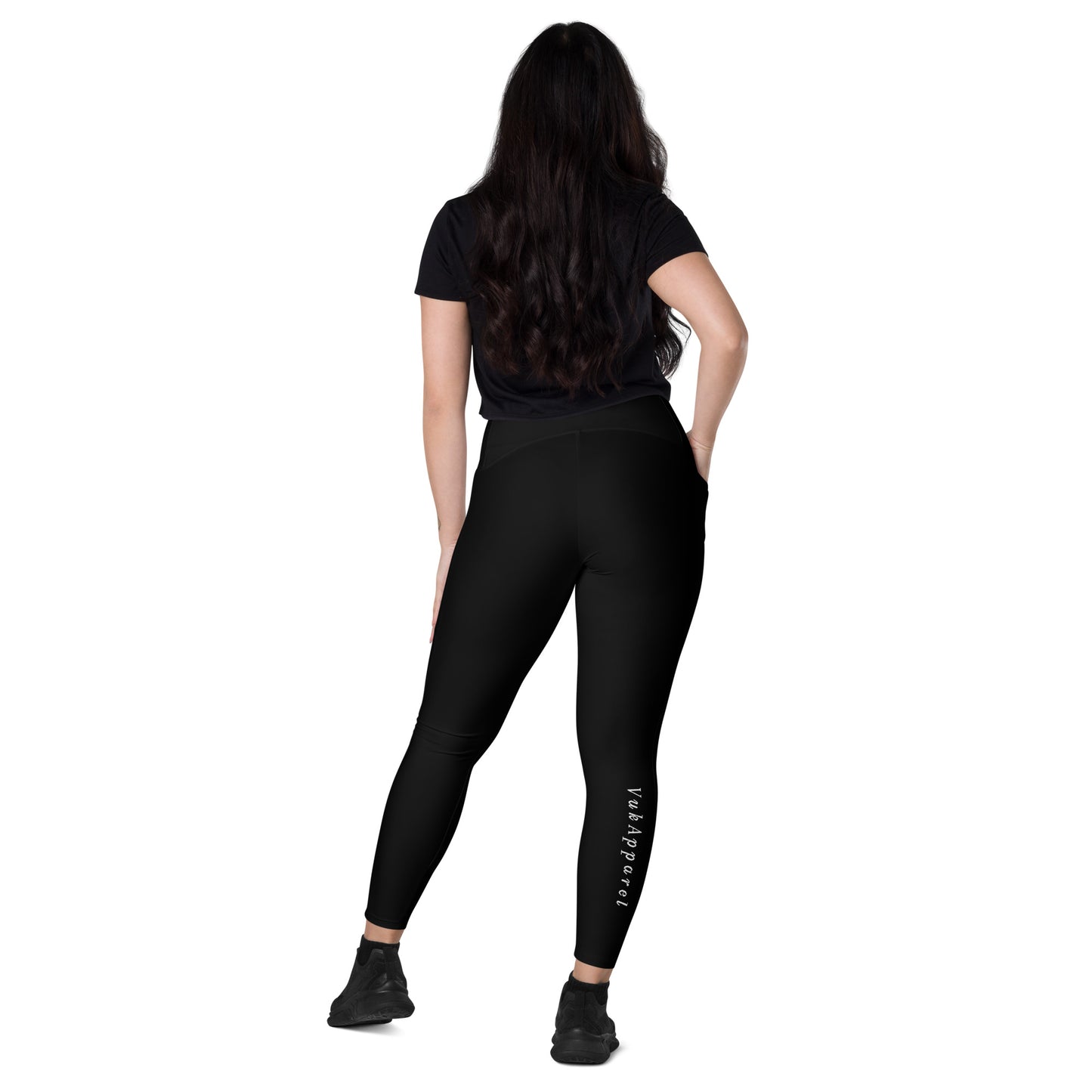 VukApparel Crossover leggings with pockets