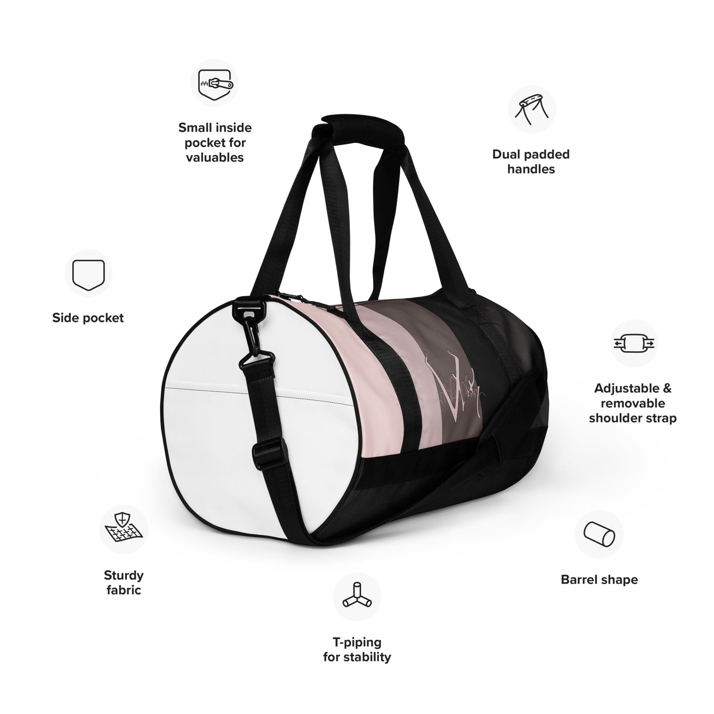 Vuk Color Block gym bag