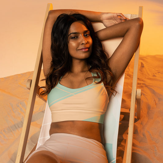 Vuk Sage Longline sports bra