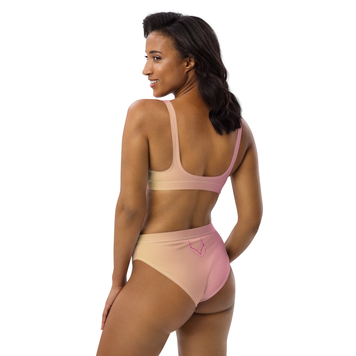 Vuk Sunset high-waisted bikini