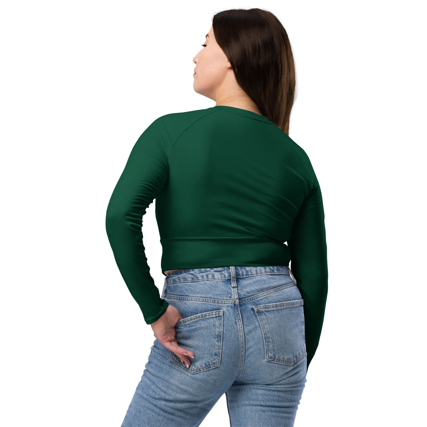 Vuk long-sleeve crop top