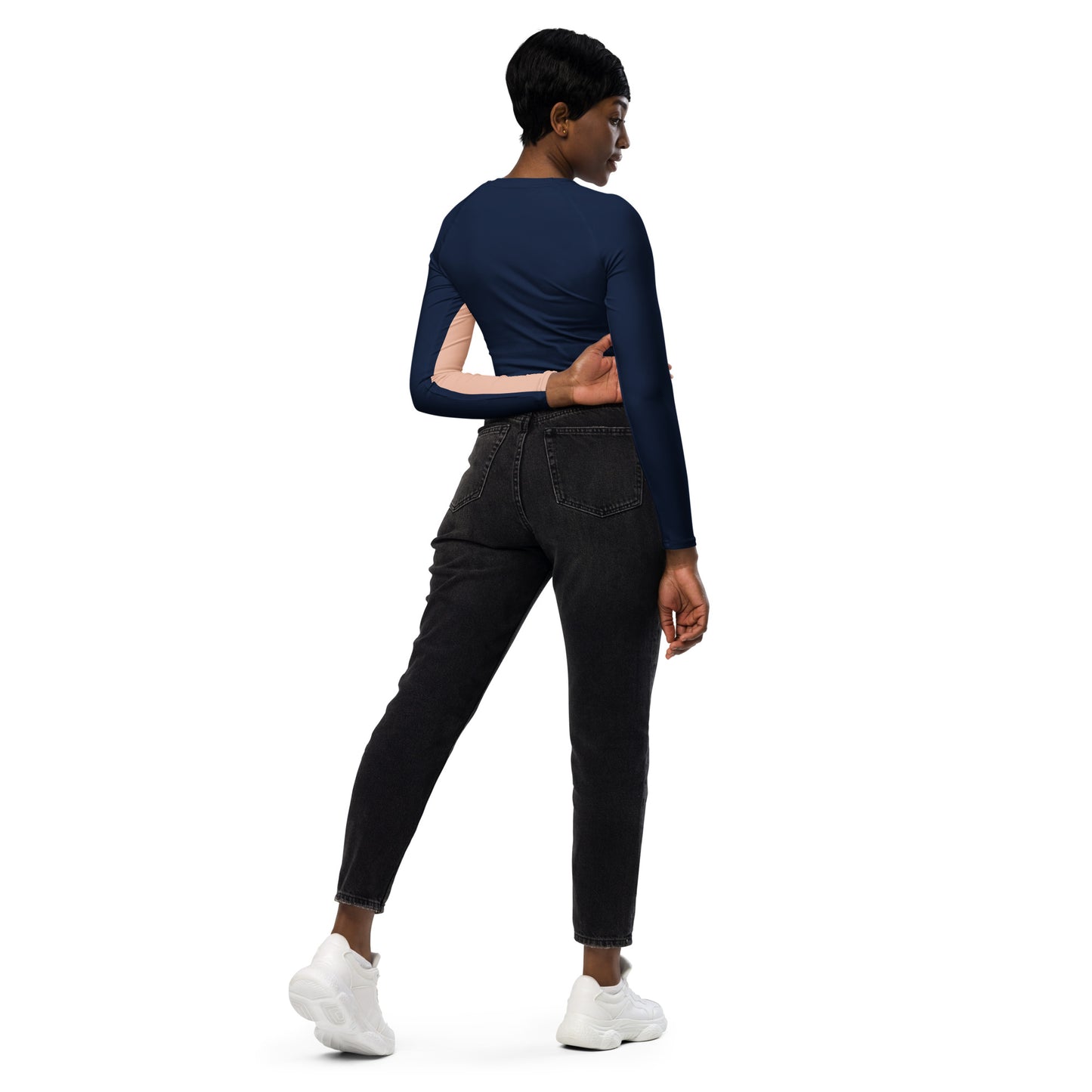 Vuk long-sleeve crop top