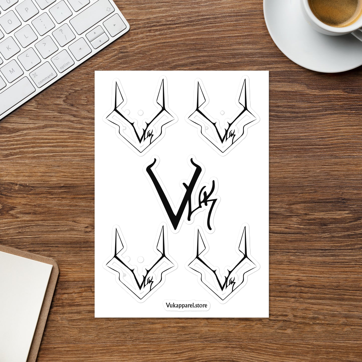 Vuk Logo Sticker sheet