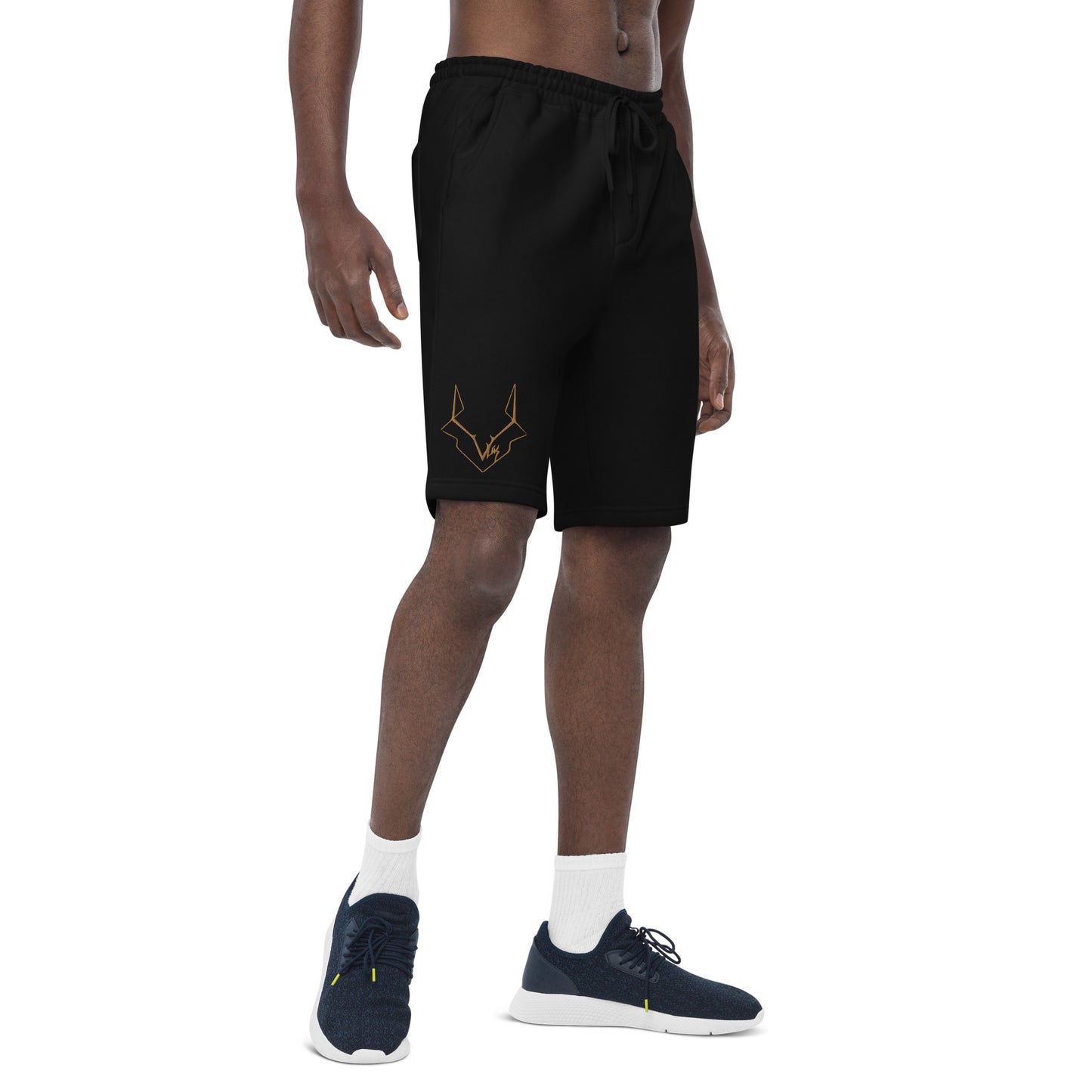 Vuk Embroidered Men's fleece shorts