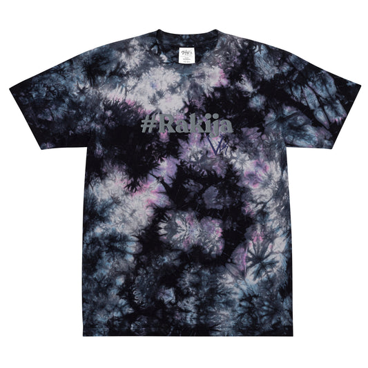 Vuk #Rakija Embroidered tie-dye t-shirt