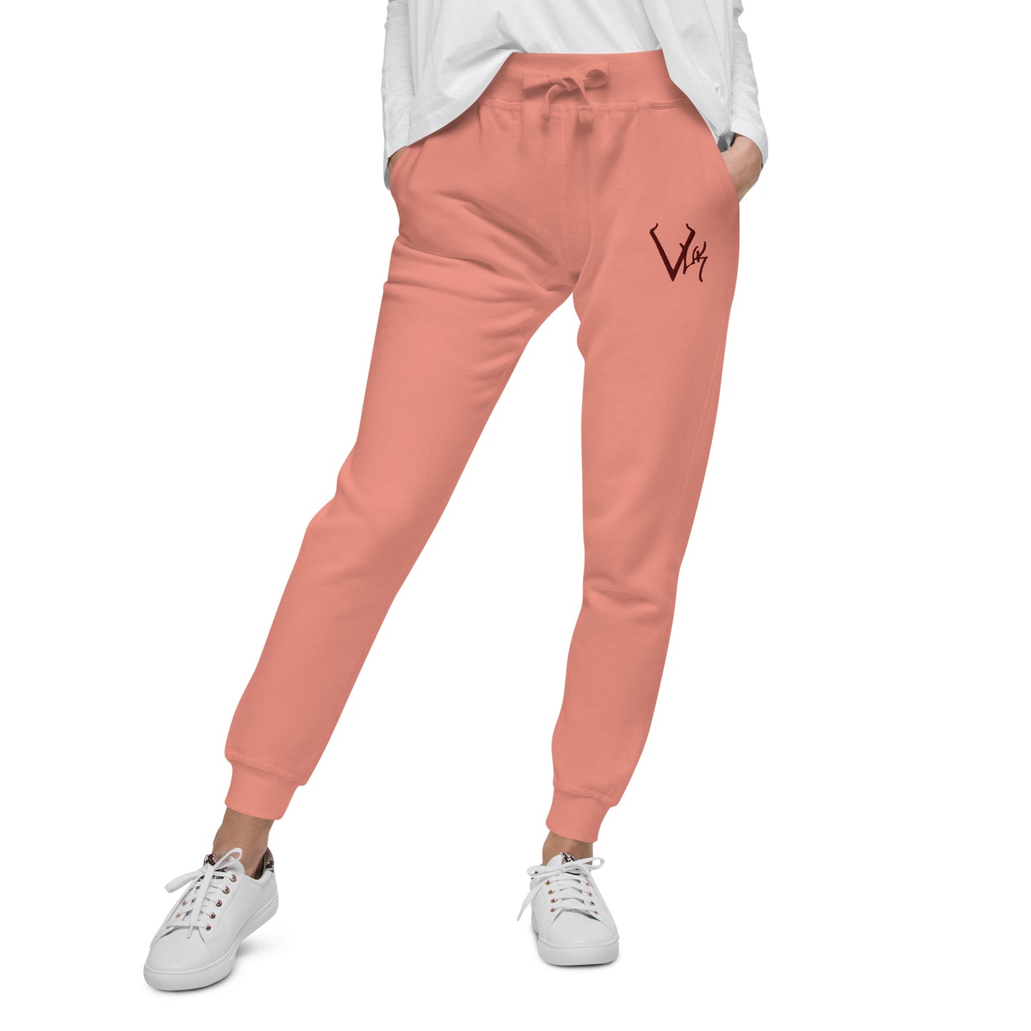 Vuk Embroidered fleece sweatpants