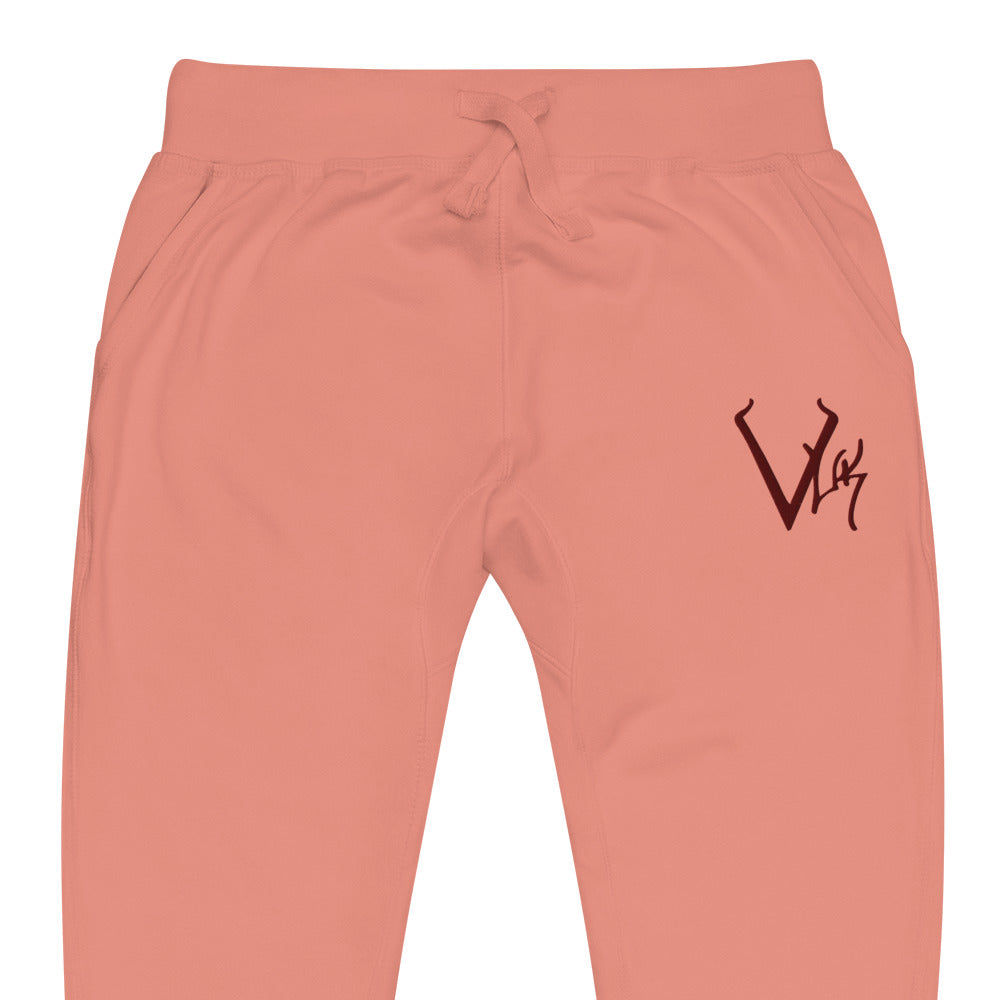 Vuk Embroidered fleece sweatpants