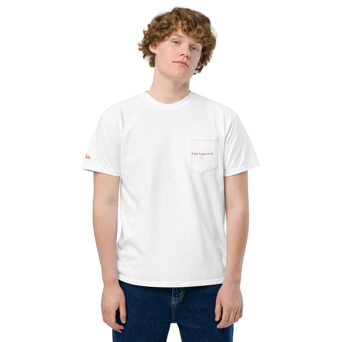 Vuk Apparel garment-dyed pocket t-shirt