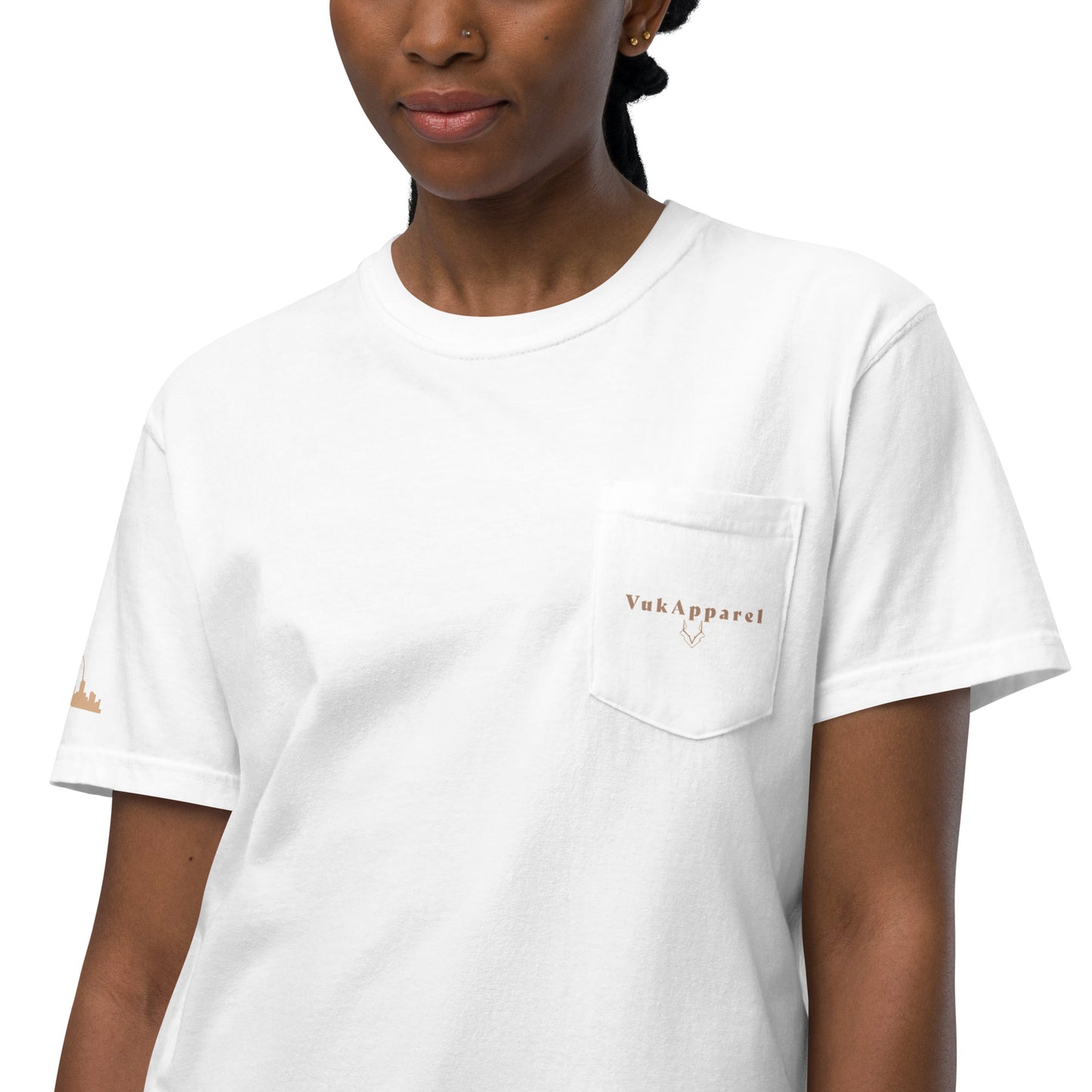 Vuk Apparel garment-dyed pocket t-shirt