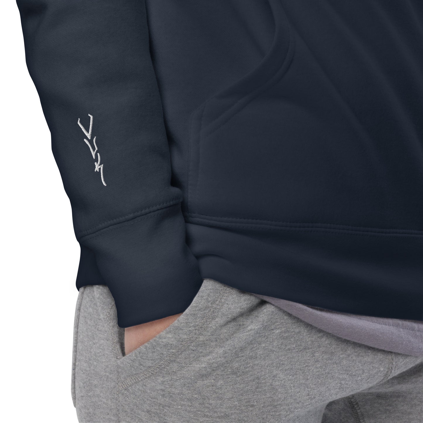 Vuk Embroidered Premium Hoodie