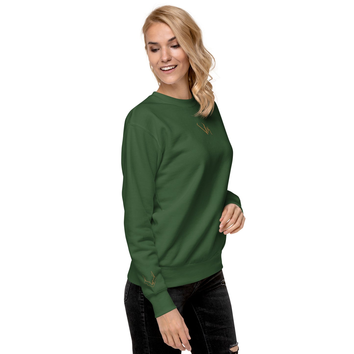 Vuk Embroidered Premium Sweatshirt