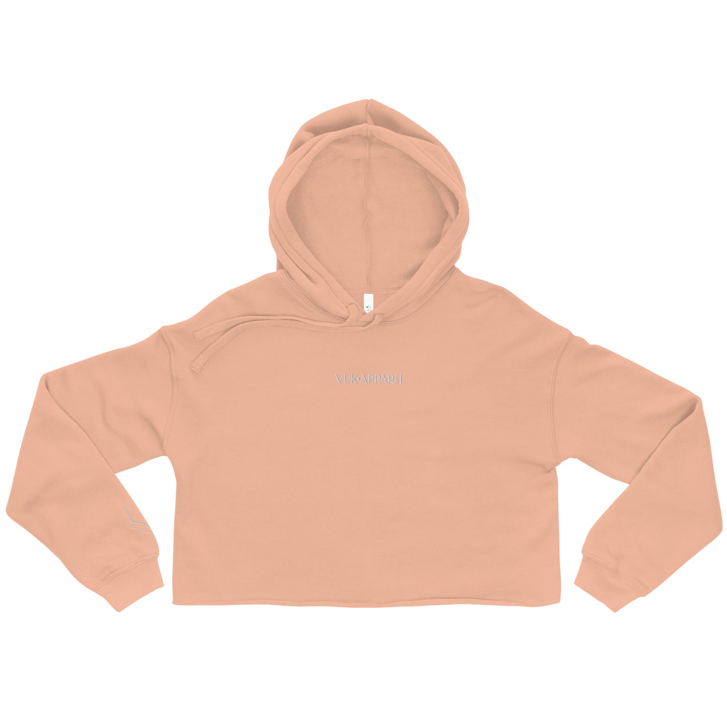 Vuk Apparel Embroidered Crop Hoodie