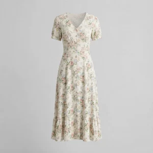 Floral Summer Midi Dress
